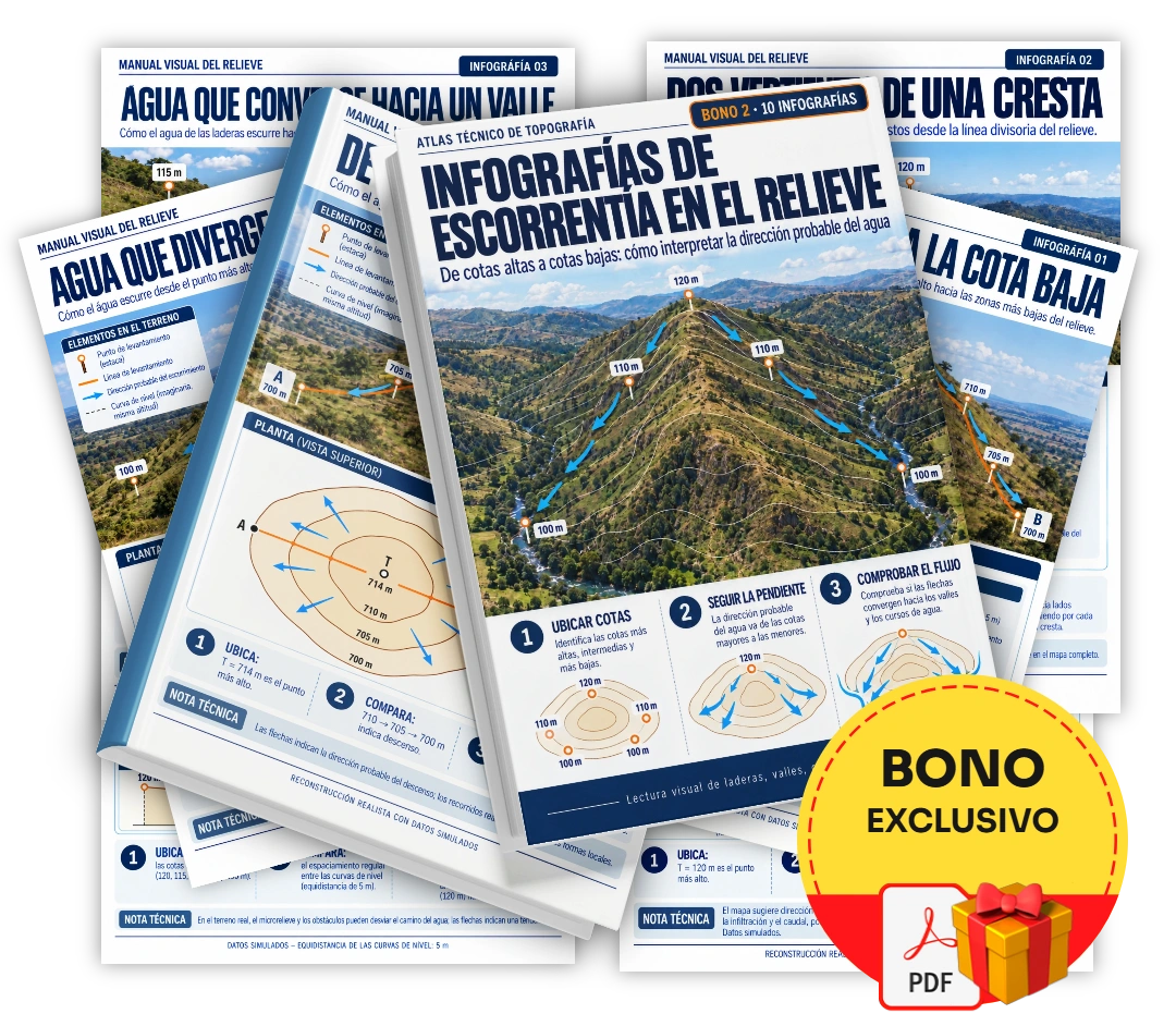 Infografías de Escorrentía en el Relieve